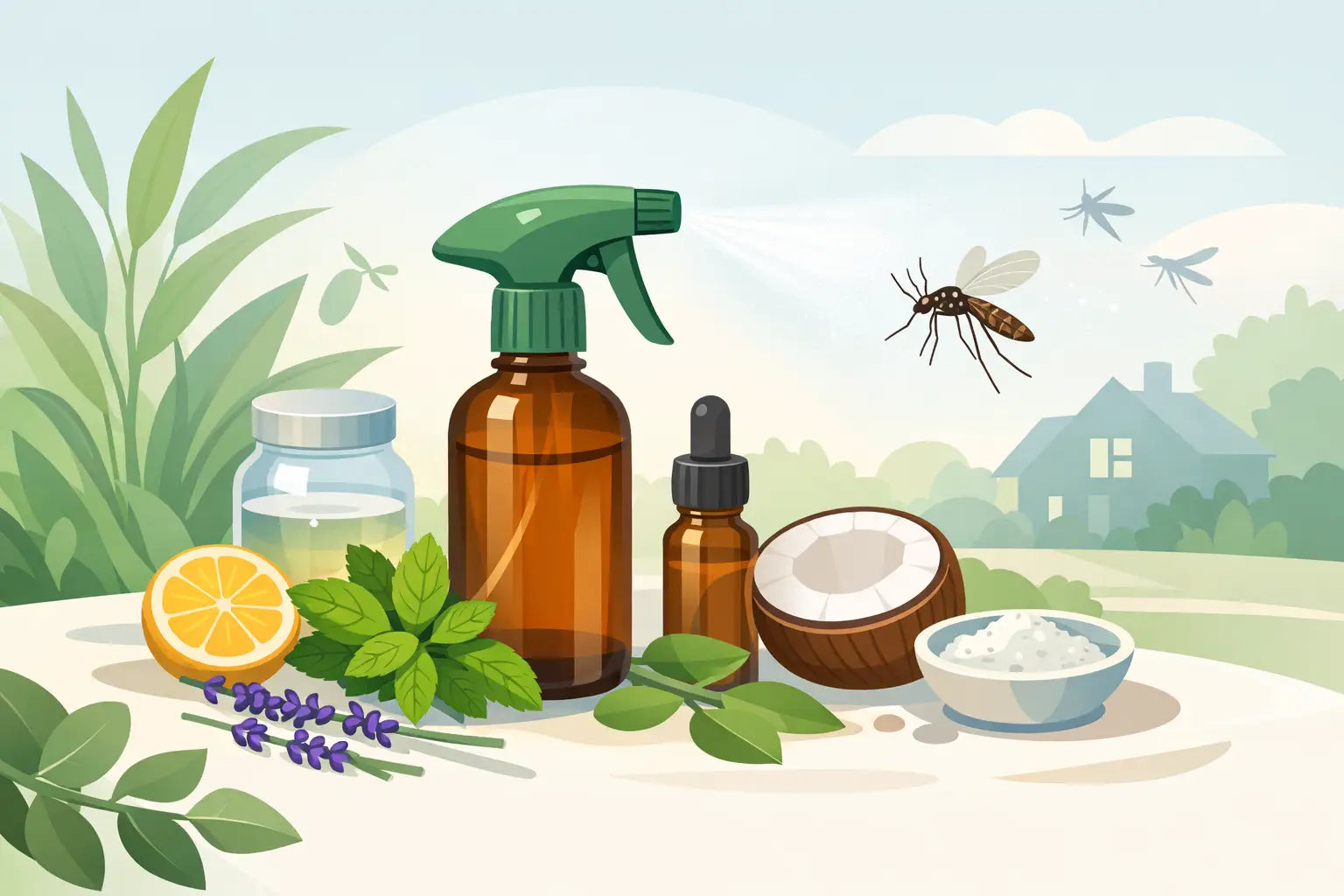 How to Make Natural Mosquito Repellent Spray