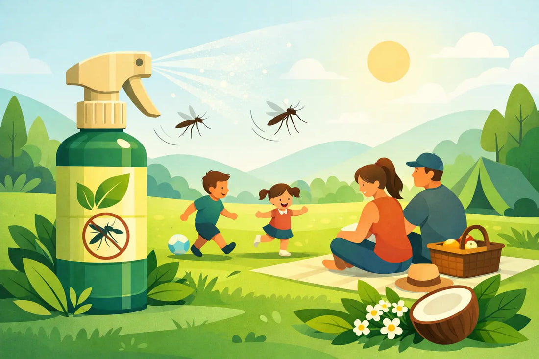 Chemical Free Mosquito Spray for Family Days Outside