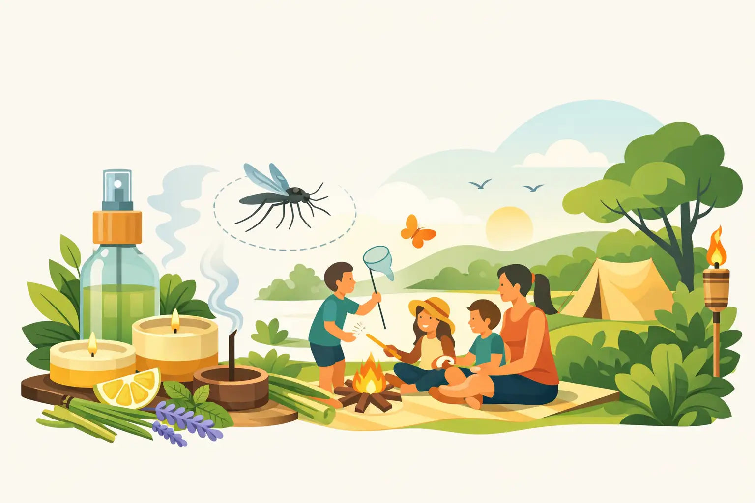 Natural Mosquito Solutions for Family Time Outside