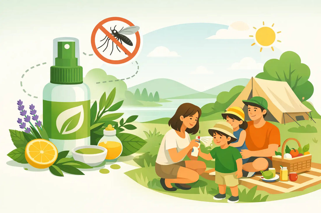 Plant Based Mosquito Repellent for Family Days